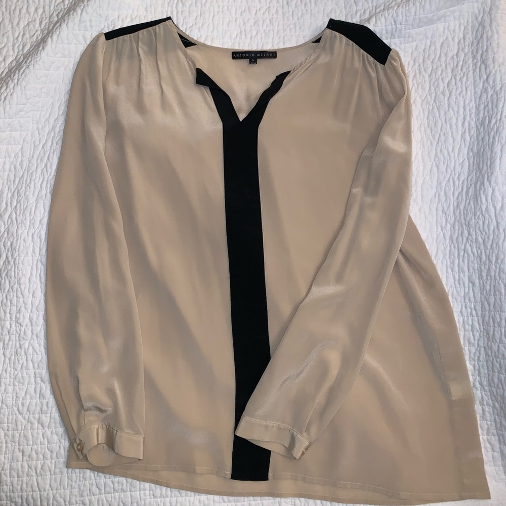 Black Tie Blouse